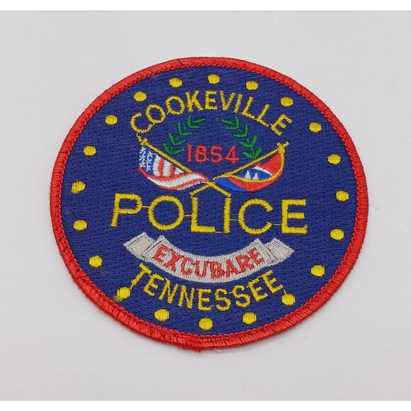 Cookeville Tennessee Police Patch Excubare Round Flags - Picture 1 of 3